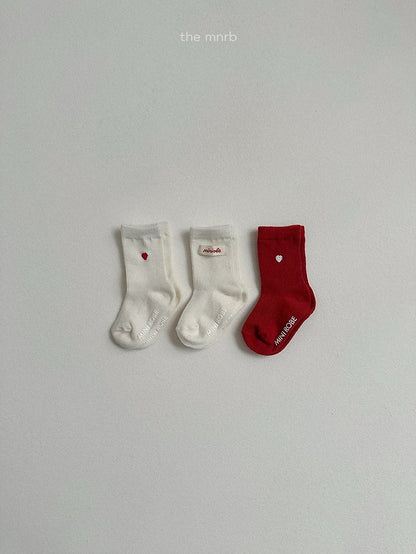 [PRE-ORDER] Heart Logo Socks Set