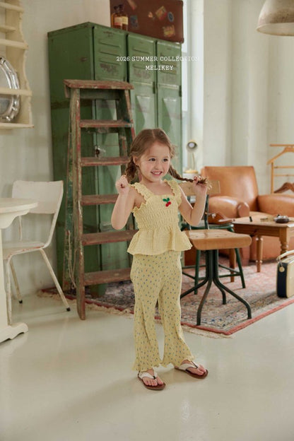 [PRE-ORDER] Cherry Smocking Blouse