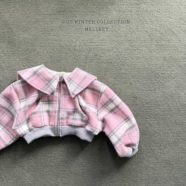 [PRE-ORDER] Wool Check Sailor Jacket