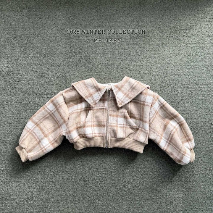 [PRE-ORDER] Wool Check Sailor Jacket