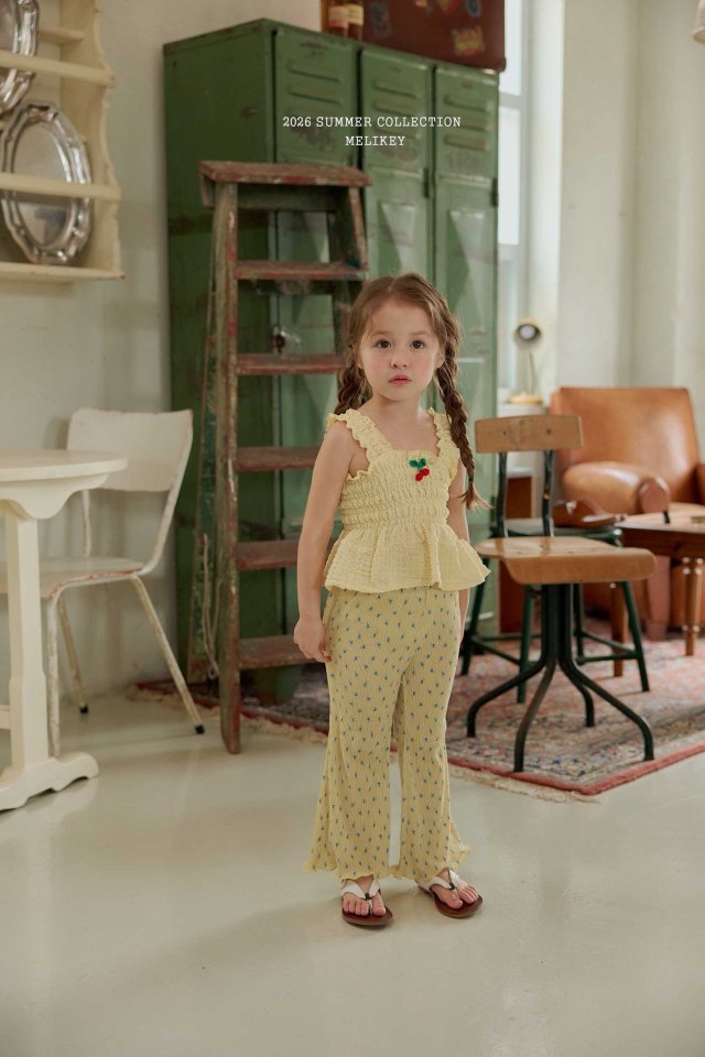[PRE-ORDER] Cherry Smocking Blouse