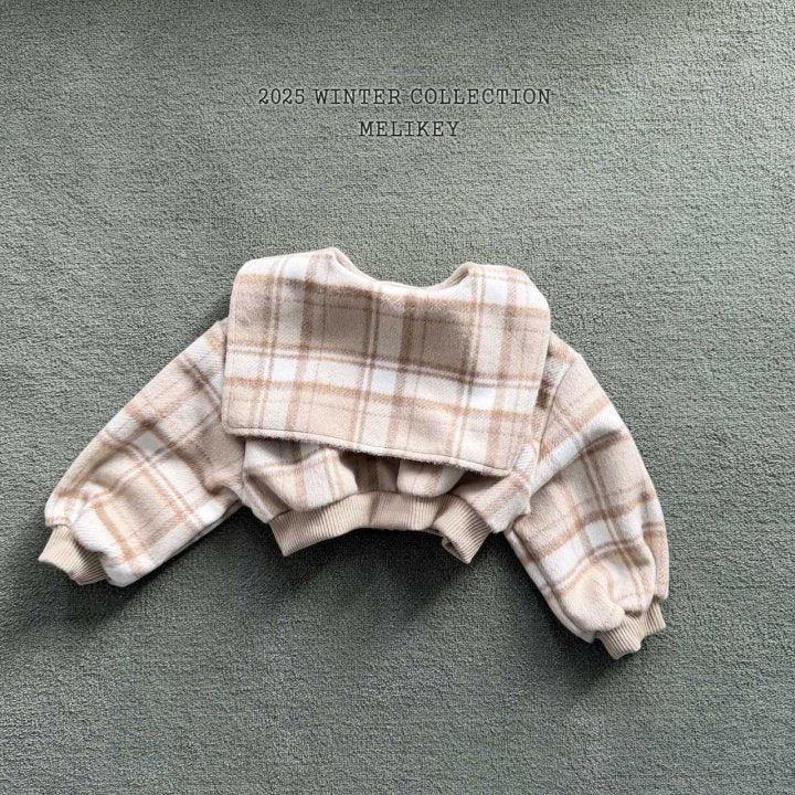 [PRE-ORDER] Wool Check Sailor Jacket