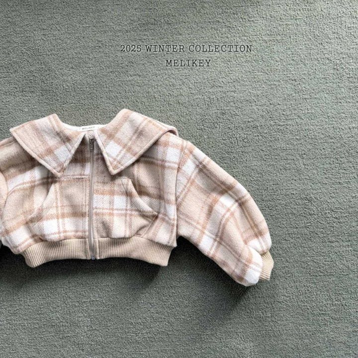 [PRE-ORDER] Wool Check Sailor Jacket