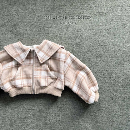 [PRE-ORDER] Wool Check Sailor Jacket