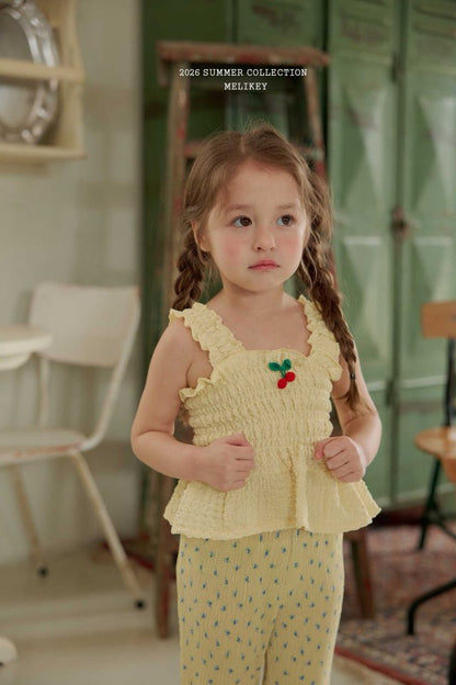 [PRE-ORDER] Cherry Smocking Blouse