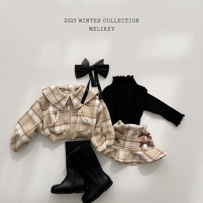 [PRE-ORDER] Wool Check Sailor Jacket