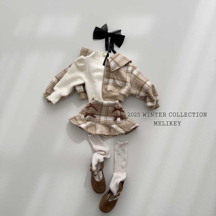 [PRE-ORDER] Wool Check Sailor Jacket