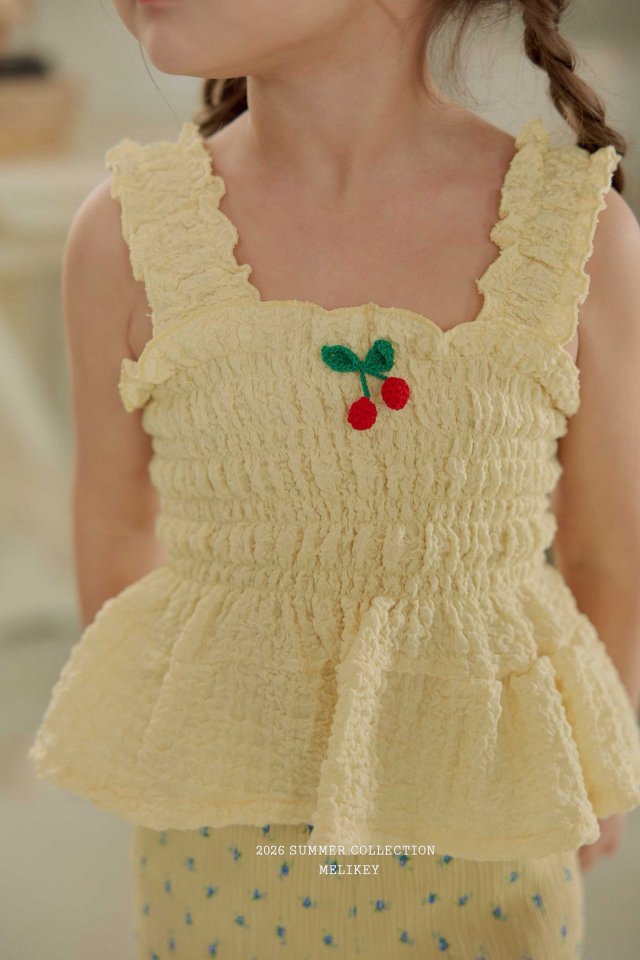 [PRE-ORDER] Cherry Smocking Blouse