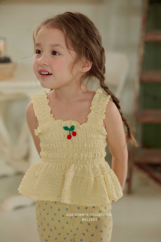 [PRE-ORDER] Cherry Smocking Blouse