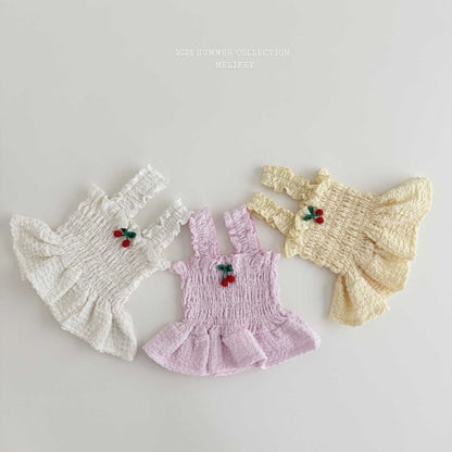 [PRE-ORDER] Cherry Smocking Blouse