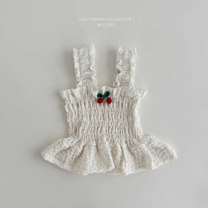 [PRE-ORDER] Cherry Smocking Blouse