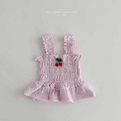 [PRE-ORDER] Cherry Smocking Blouse