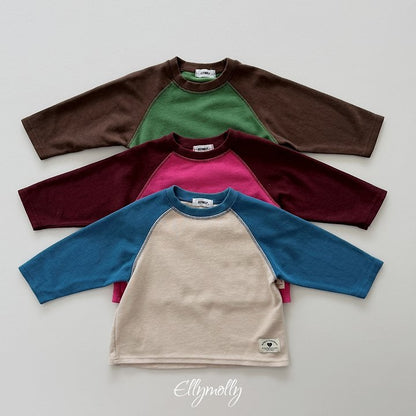 [PRE-ORDER] Raon Color Block Raglan T-Shirts