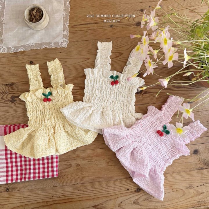 [PRE-ORDER] Cherry Smocking Blouse