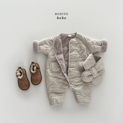 [PRE-ORDER] Quilted Muffler + Body Suit Set