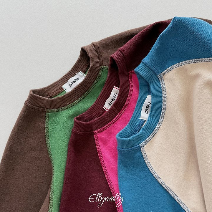 [PRE-ORDER] Raon Color Block Raglan T-Shirts