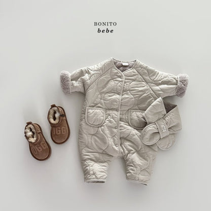[PRE-ORDER] Quilted Muffler + Body Suit Set