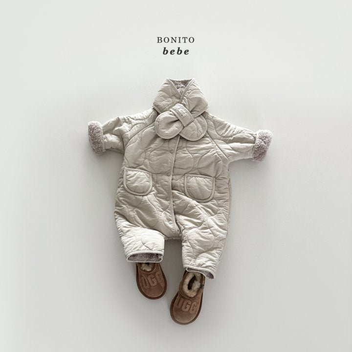 [PRE-ORDER] Quilted Muffler + Body Suit Set