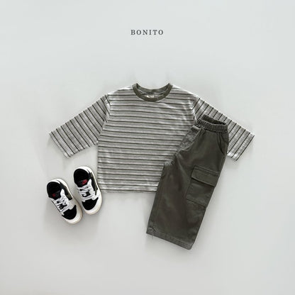 [PRE-ORDER] Tone Tone Stripe T-Shirts