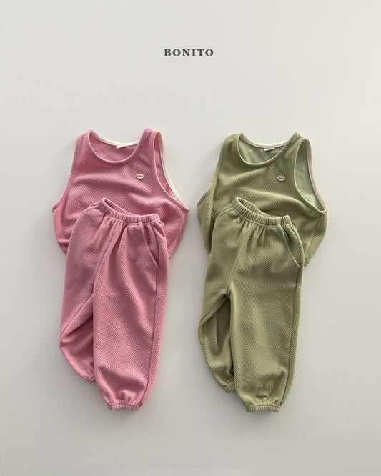 [PRE-ORDER] Vest Top Bottom Set