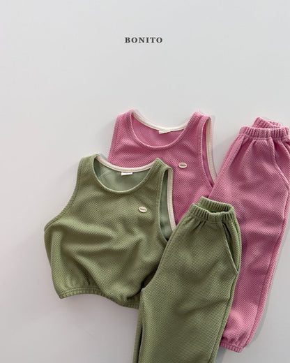 [PRE-ORDER] Vest Top Bottom Set