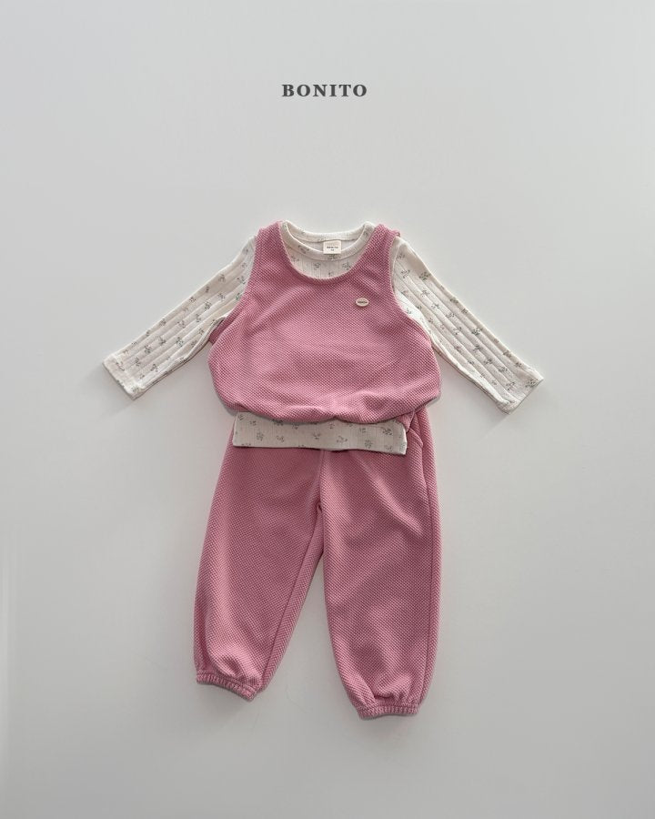 [PRE-ORDER] Vest Top Bottom Set