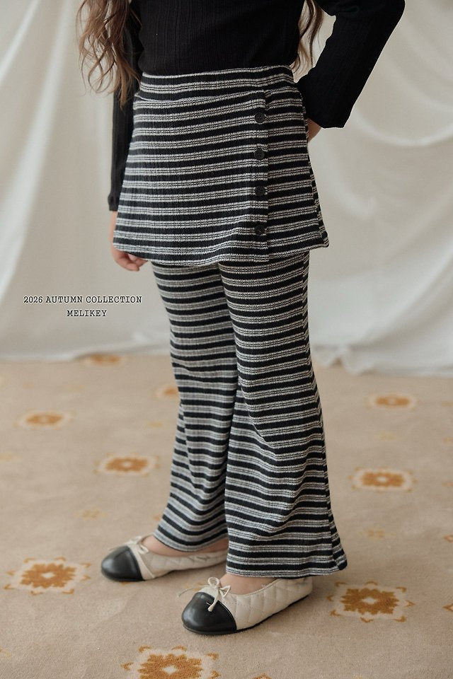 [PRE-ORDER] Button Wrap Boot-Cut Pants