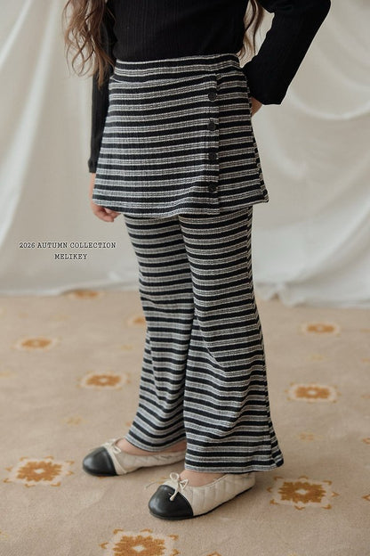[PRE-ORDER] Button Wrap Boot-Cut Pants