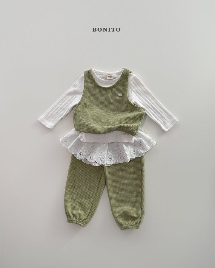 [PRE-ORDER] Vest Top Bottom Set
