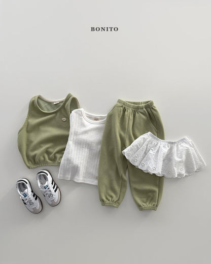 [PRE-ORDER] Vest Top Bottom Set