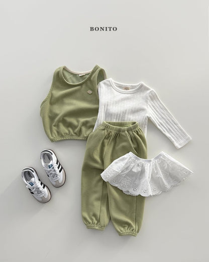 [PRE-ORDER] Vest Top Bottom Set