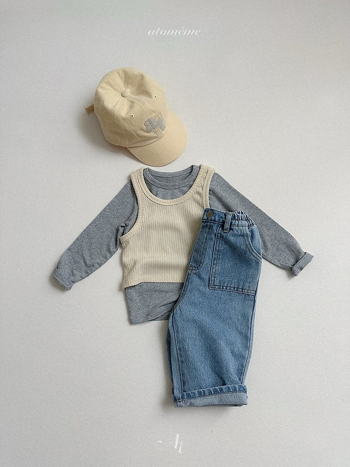 [PRE-ORDER] Honeybee Fatigue Denim Pants