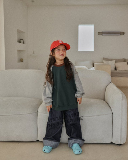 [PRE-ORDER] Wide Roll-Up Denim Pants