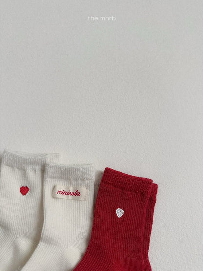 [PRE-ORDER] Heart Logo Socks Set