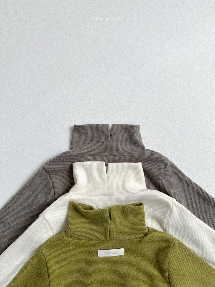 [PRE-ORDER] Ribbed Open Turtleneck