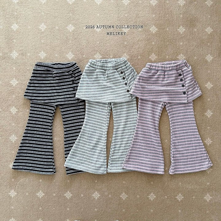 [PRE-ORDER] Button Wrap Boot-Cut Pants