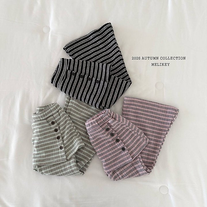 [PRE-ORDER] Button Wrap Boot-Cut Pants