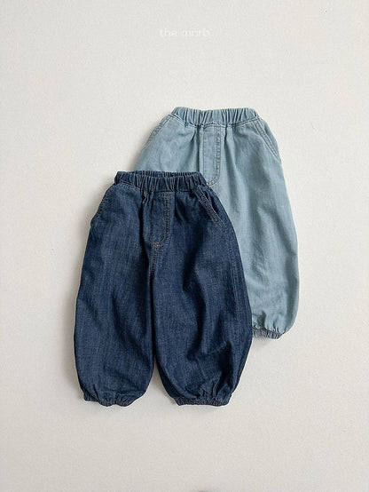 [PRE-ORDER] Slub Denim Jogger Pants