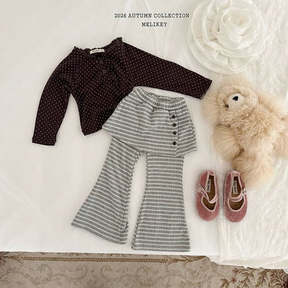 [PRE-ORDER] Button Wrap Boot-Cut Pants