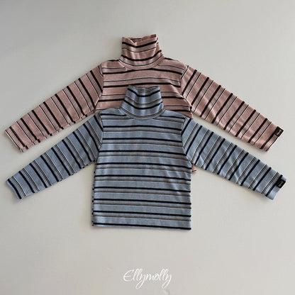 [PRE-ORDER] Stripe Snow Warmer Turtleneck T-Shirts