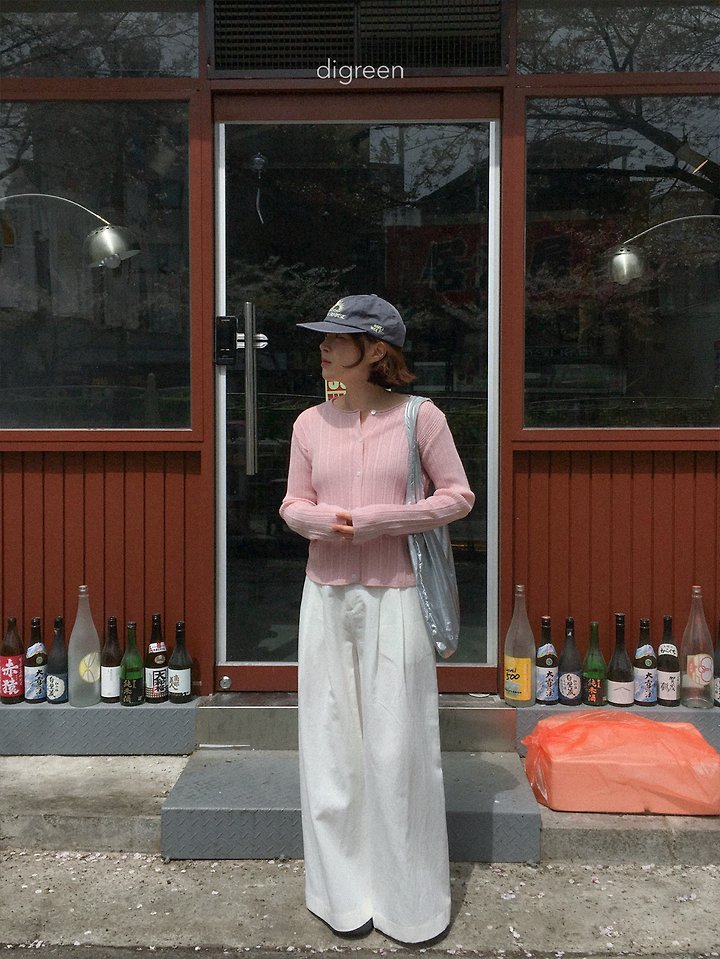 [PRE-ORDER] Wiggly Ribbed Cardigan (Mom Couple)