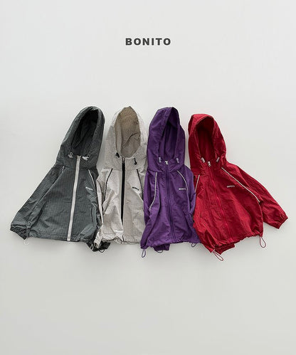 [PRE-ORDER] Check Piping Windbreaker (Mom&Dad Couple)
