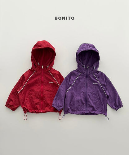 [PRE-ORDER] Check Piping Windbreaker (Mom&Dad Couple)