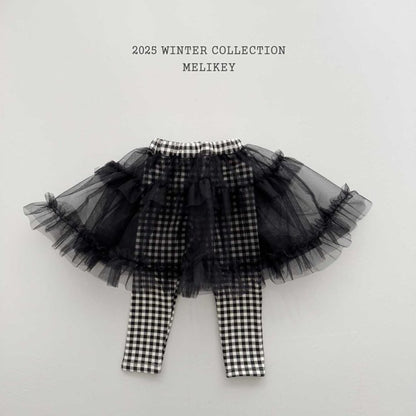[PRE-ORDER] Check Tu Tu Skirt Leggings