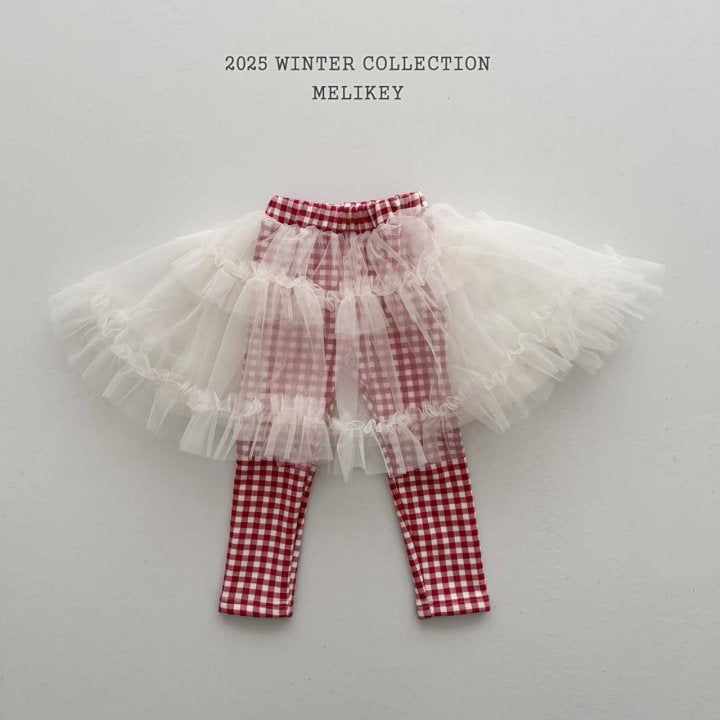 [PRE-ORDER] Check Tu Tu Skirt Leggings