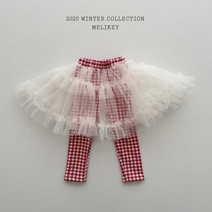 [PRE-ORDER] Check Tu Tu Skirt Leggings
