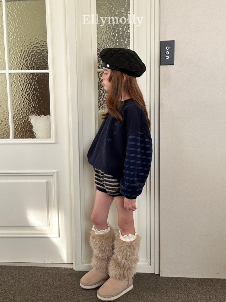 [PRE-ORDER] Wool Knit Stripe Shorts