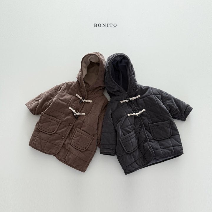 [PRE-ORDER] Corduroy Quilted Duffle Coat