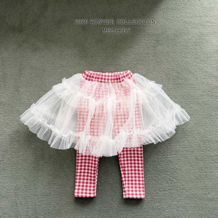 [PRE-ORDER] Check Tu Tu Skirt Leggings