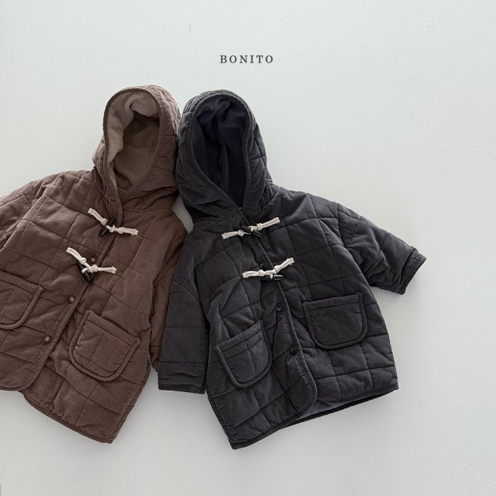 [PRE-ORDER] Corduroy Quilted Duffle Coat